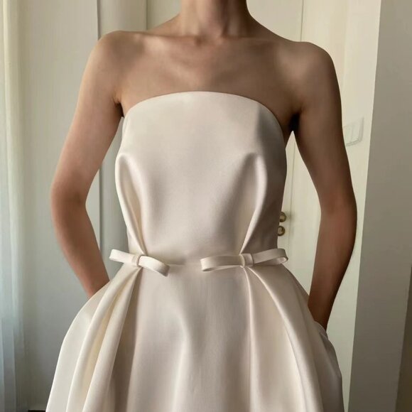 Dresses & Skirts - Strapless Ballgown with Small Train